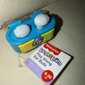 Fisher-Price Play & Learn Ear Buds - Blue and White